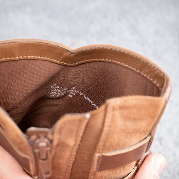 Lane Bryant Micro Criss Cross Ankle Boots Womens Size 9 W - Picture 5 of 8